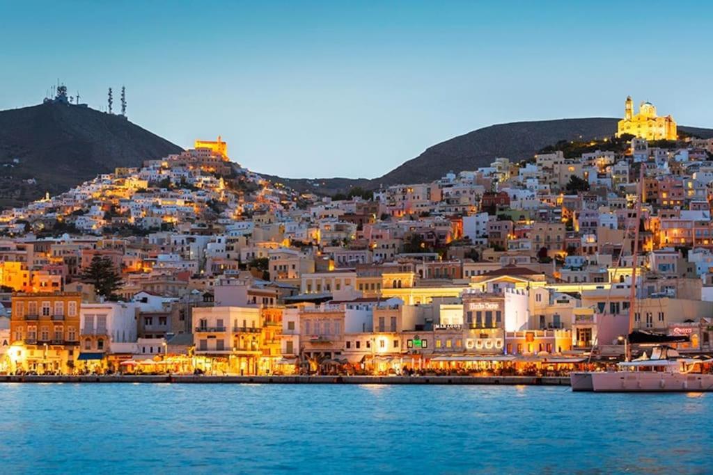 Ano Syros Marvellous Oven Apartment Bagian luar foto